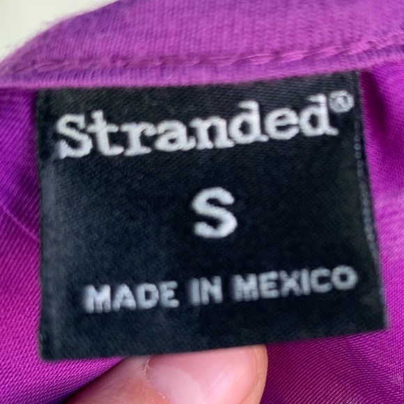 Flowy Purple LOVE Tank Top, satin racerback - Picture 3 of 7